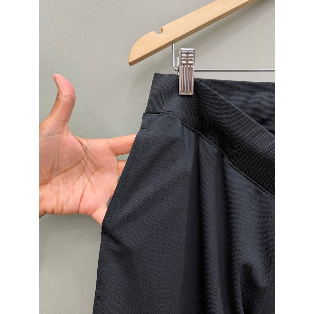 Nike Girls L 12-14 Black Wide Leg Capri Pants Y2K Athletic Pockets - Picture 5 of 6
